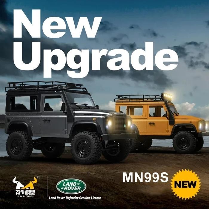 Ready JT NEW UPGRADE MN99S MN98 rc crawler LAND ROVER defender RTR full propo