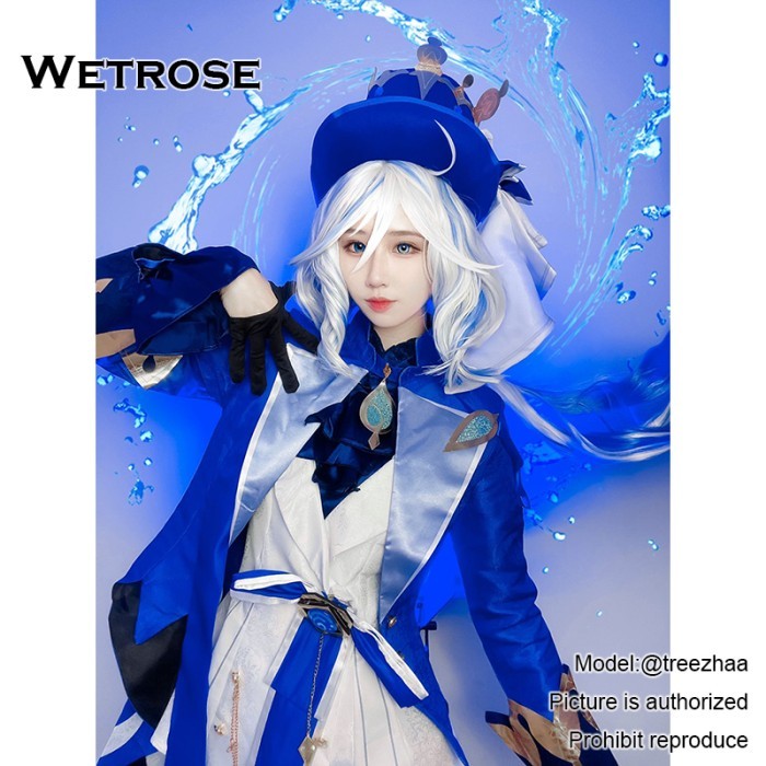 Genshin Impact Cosplay Suit Furina De Fontaine God of Justice Hydro Ar
