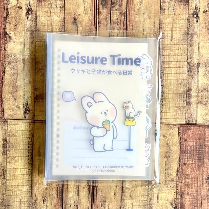 

MAP BINDER A5 / B5 WENGU TRANSPARANT CARTOON B0220 KEEP HAPPY KODE 989
