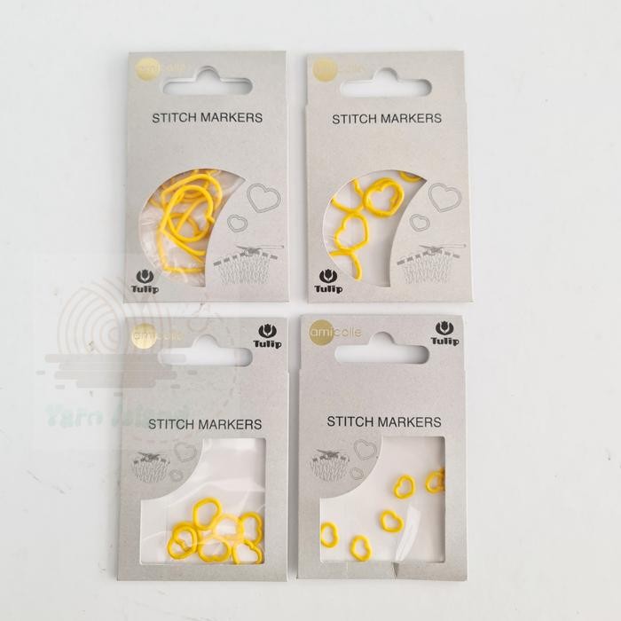 

TULIP STITCH MARKER HEART MODEL RING YELLOW KODE 577
