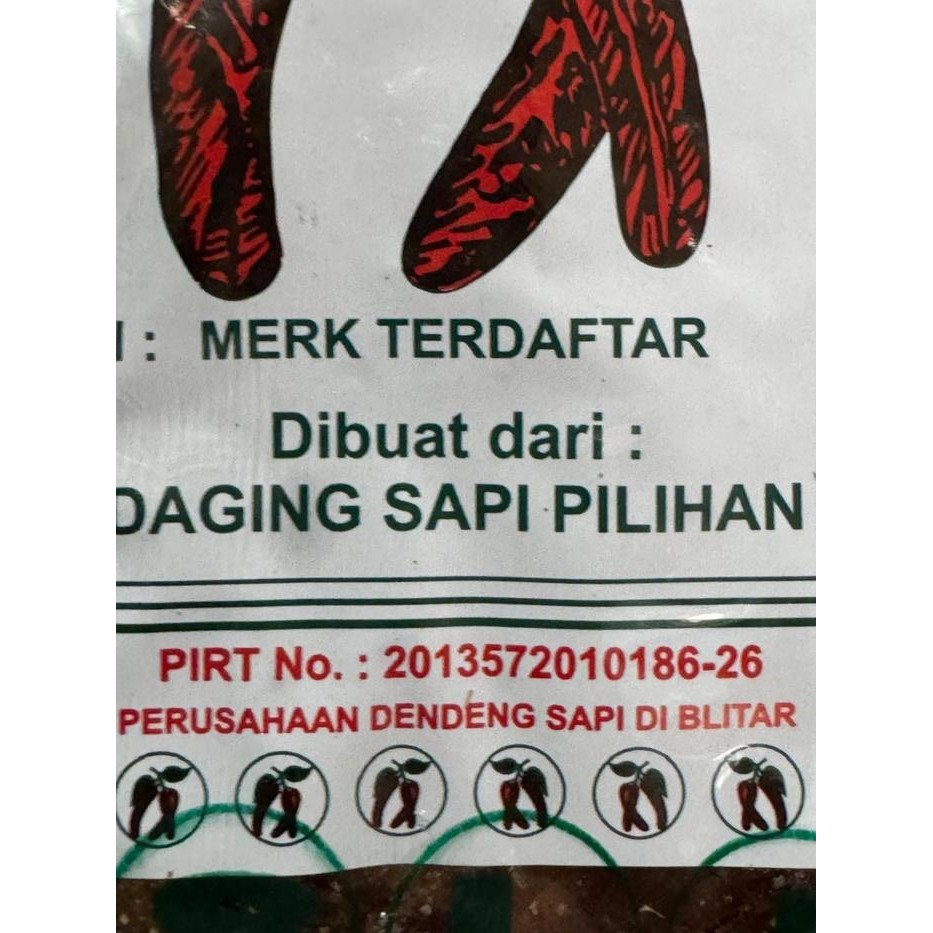 

SALE !!! DENDENG SAPI ISTIMEWA CAP CABE ASLI 250 GRAM READYY