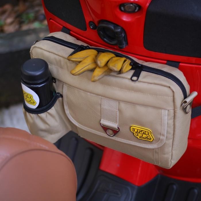 Tas Vespa Tas Bagasi Vespa Coklat Khaki For Excel Px Exclusive Corsa