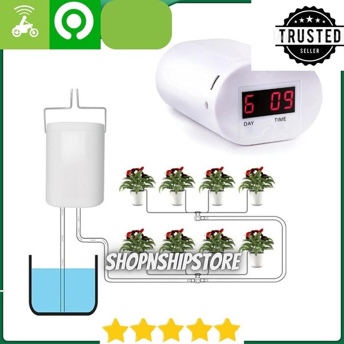 Alat Siram Penyiram Tanaman Otomatis Timer Pompa Irasi Air 8 Head