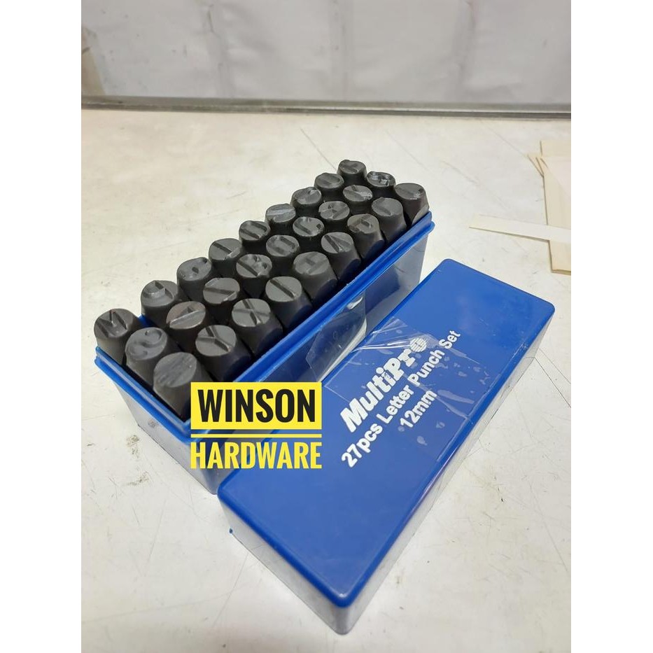 

Alat Ketok Huruf Rangka Mesin 12mm MULTIPRO Letter Stamp Punch 12 mm