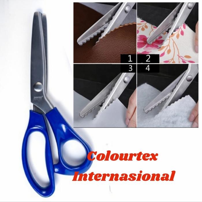 

Gunting Penjahit Stainless Steel ZZag Joyko ZZ-85 Biru