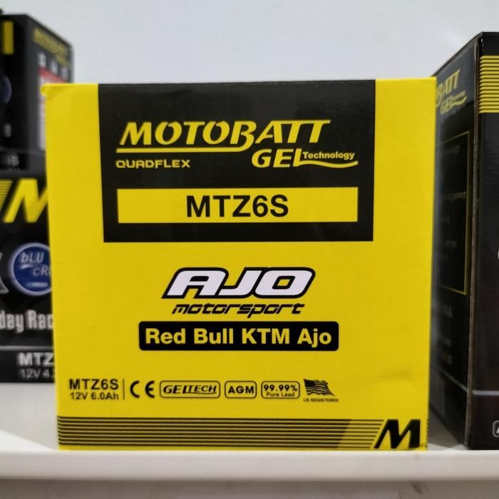 Aki Motor Honda Cb150R Motobatt Mtz6S Aki Kering