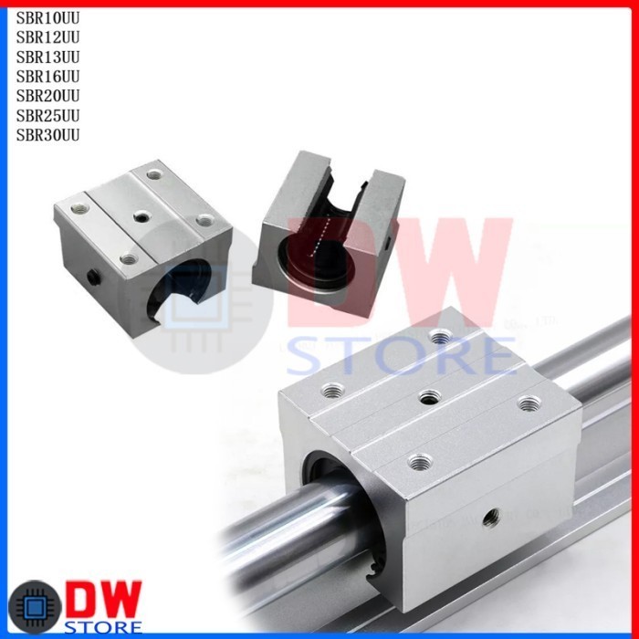 (Expert) Linear Bearing Block Rail Guide SBR SBR20UU SBR25UU SBR30UU