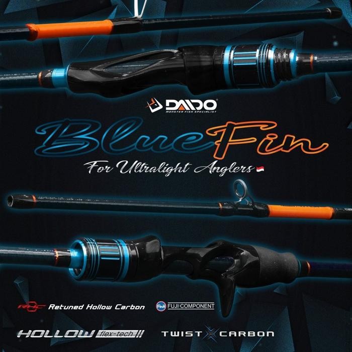 Joran Spinning Daido Bluefin Ultralight Ring Fuji Joran Casting Ul & Eging