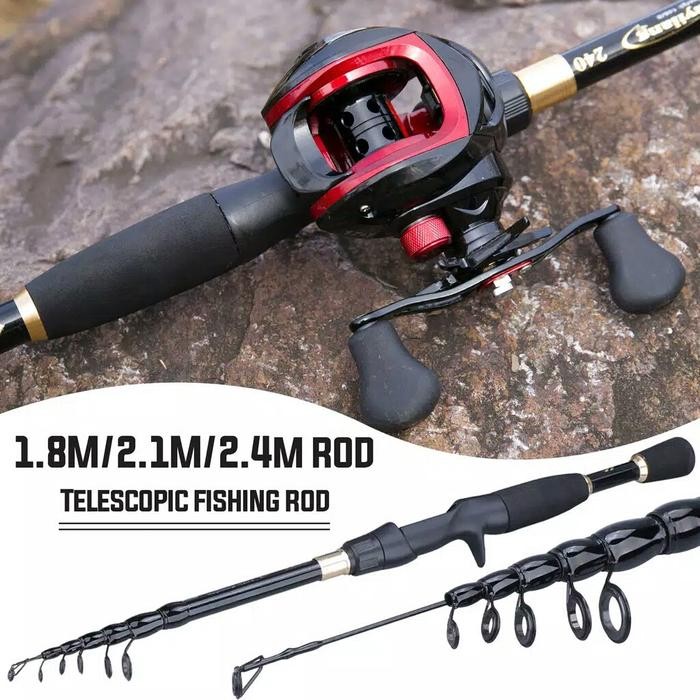 Joran Telescopic Fishing Rod Ultralight Casting 210Cm
