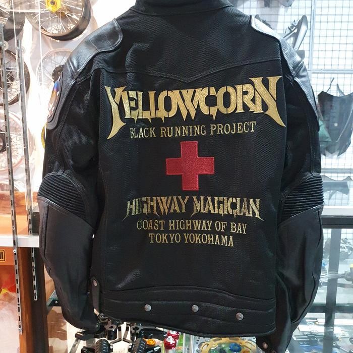 Promo Jacket Motor Yellow Corn Yb-1109 Titanium Black Gold Original Ready