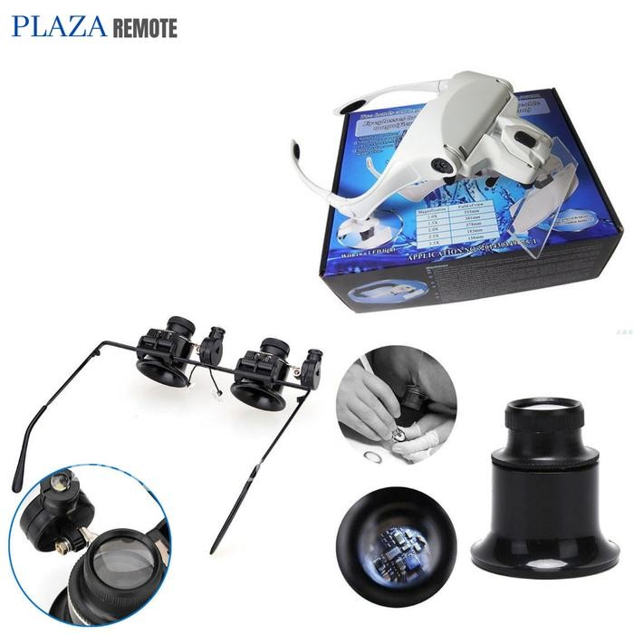 

Termurah Kaca Mata Servise / Perbaikan + Led Pembesaran 20X Zoom