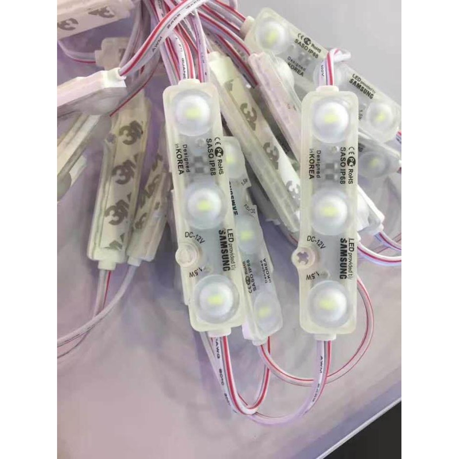 MODUL LED STRIP 3MATA SAMSUNG 100PC 3 MATA LAMPU ADVERTISING 5630 5730 TERMURAH