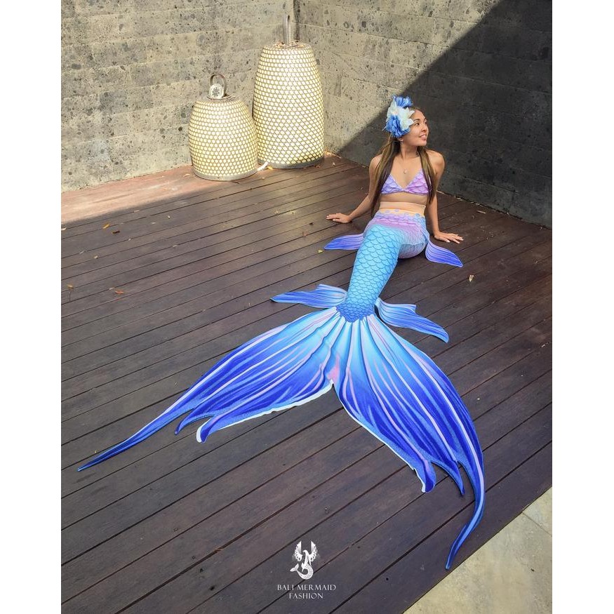 PREMIUM Mermaid Tail Scuba Adult - Kostum Putri Duyung Dewasa "Blue"
