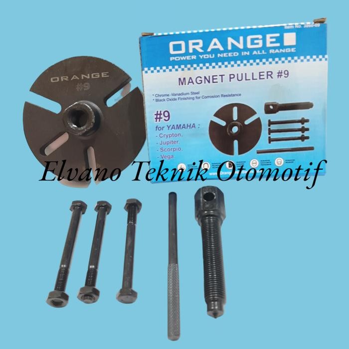 PREMIUM TREKER MAGNET PULLER NO 9 ORANGE TREKER MAGNET 9 YAMAHA CRYPTON JUPITER VEGA SCORPIO VIXION