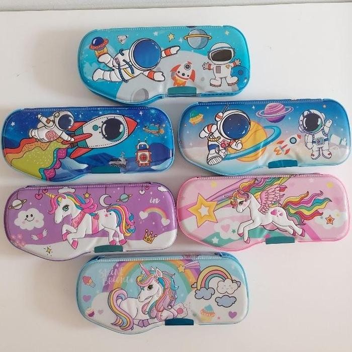 

Kotak Pensil Serutan Multifungsi Motif Unicorn Aronot Anak Sd TK Tempat Pensil Pola Unicorn Atronot