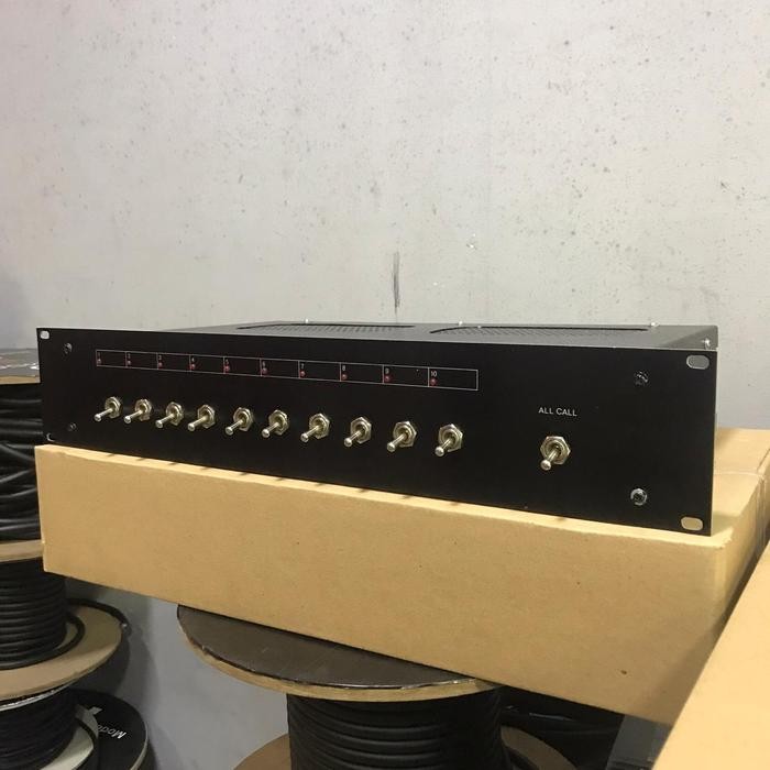 Speaker Selector 10Annel 10 Pa System 10 Zone Toa