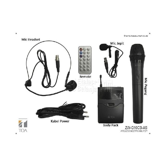 Toa Bluetooth Speaker Portable Sound Zw-G10Cbas