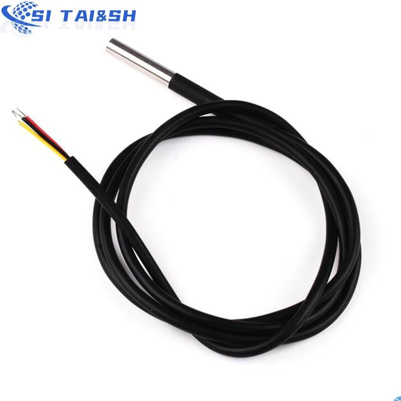 IMPORT DS1820 STAINLESS STEEL PACKAGE WATERPROOF DS18B20 TEMPERATURE PROBE TEMPERATURE SENSOR 18B20