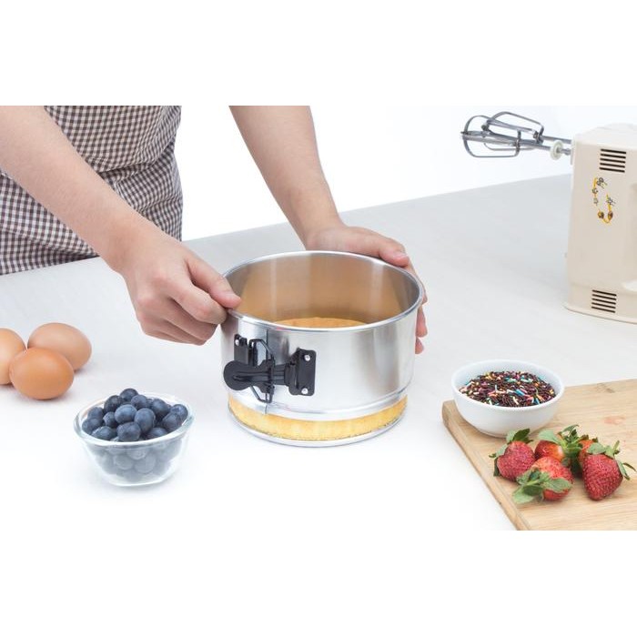 

Spring Form W/ Sifter Loyang Bongkar Pasang Alumunium [20 Cm] Gratis Ongkir