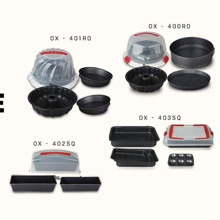

Oxone Baking Pan Ox-401Ro Cetakan Kue Set 6 Pcs Food Grade Ox401Ro Gratis Ongkir