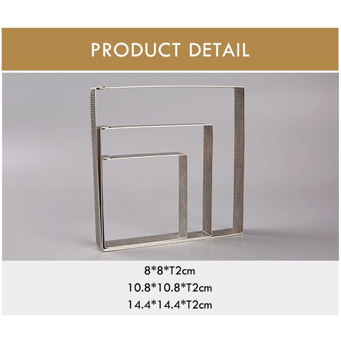 

Perforated Square Ring Tartlet Gratis Ongkir