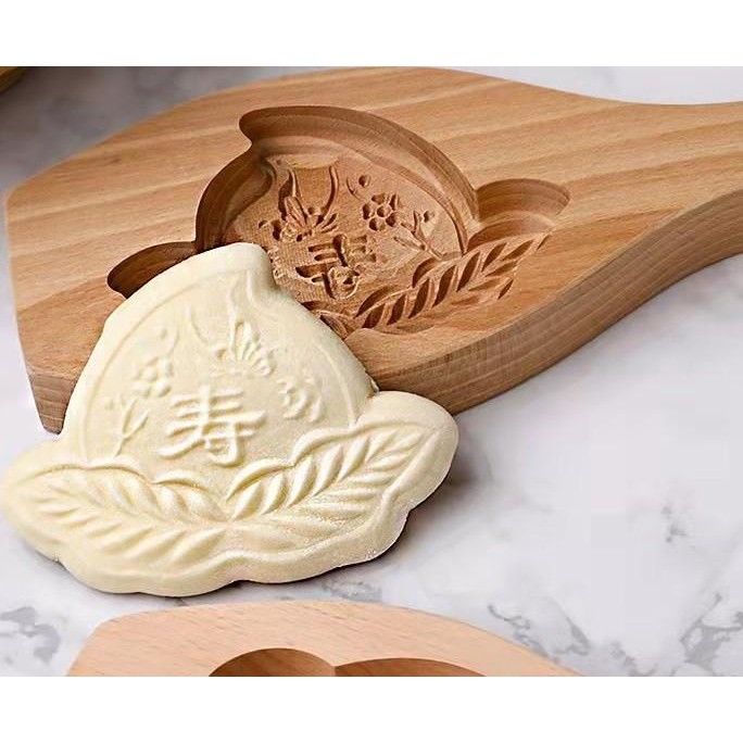 

Cetakan Kayu Kue Angku Bentuk Persik Besar Kue Tok Kue Ku Thok Kayu Gratis Ongkir