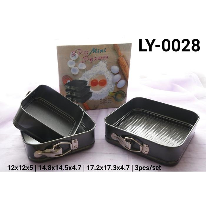 

Ly-0028 Loyang Teflon Bongkar Pasang Tiramisu Cream Cake Gratis Ongkir