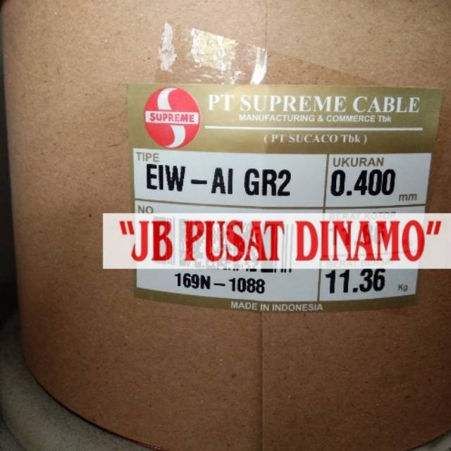 (Expert) Kawat tembaga email 0.40 0,40 mm Supreme EIW AI gulung dinamo