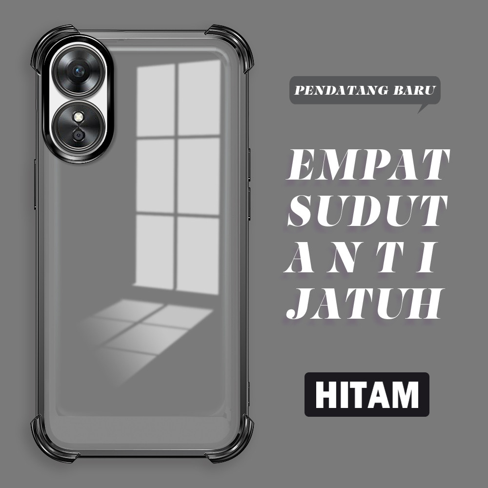 Softcase Transparan Casing For OPPO A17 A17K Case Phone Soft Cassing Softcase Kesing DLJ-S3-0000