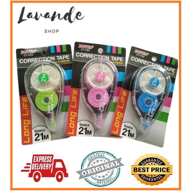 

CORRECTION TAPE CT 533 / TIP EX 21 METER LONG LIVE / TIPEX ROLL