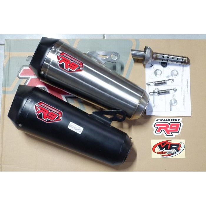 Silincer Knalpot R9 New Alpha Zx25R Cbr250Rr Ninja 250 R25 R15 V3 Gsx