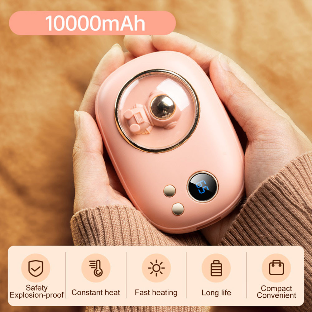 10000Mah Hand Warmer Cute Bear Usb Rechargeabl Handy Warmer Heater For Winter Outdoor Traveling