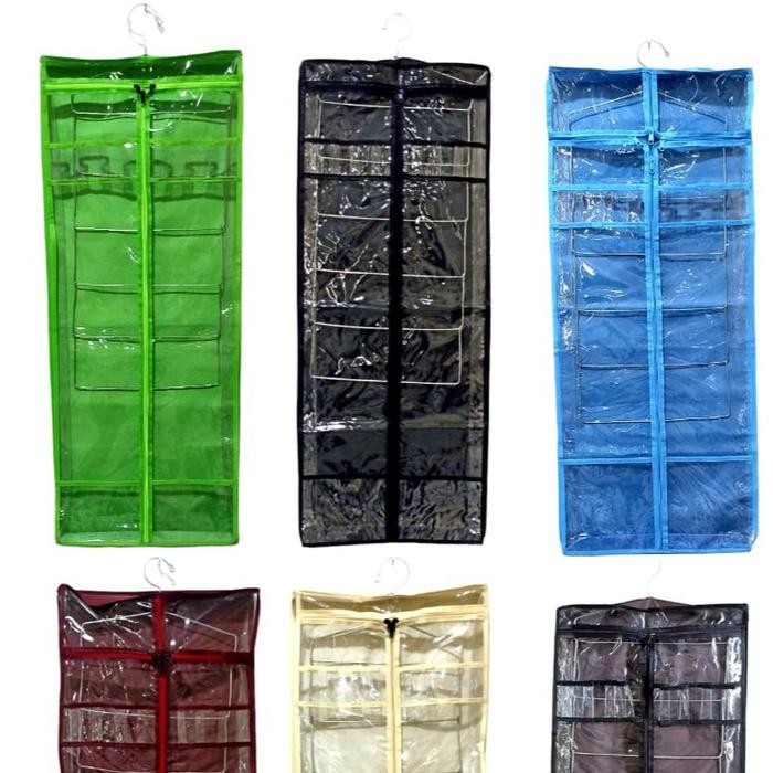 RAK HIJAB RAK JILBAB GANTUNG PREMIUM UKURAN JUMBO BESI LOGAM TEGAK DAPAT DISESUAIKAN