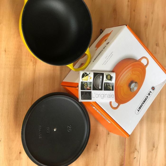 CAST IRON LE CREUSET SIGNATURE MARMITE 26 CM PANCI CAST IRON