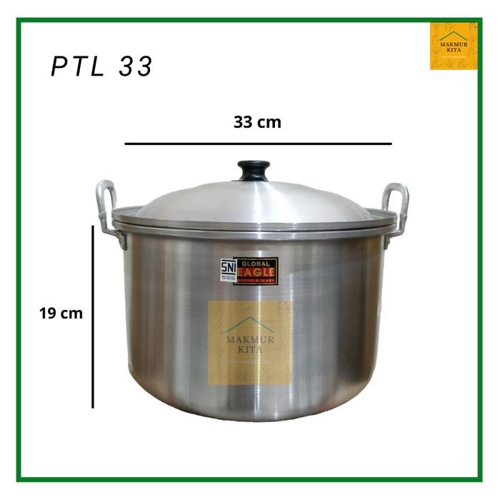 PANCI ALUMINIUM 33 36 40 45 CM GLOBAL EAGLE BESAR / PANCI BESAR JAWA MASPION / PANCI MASAK JUMBO