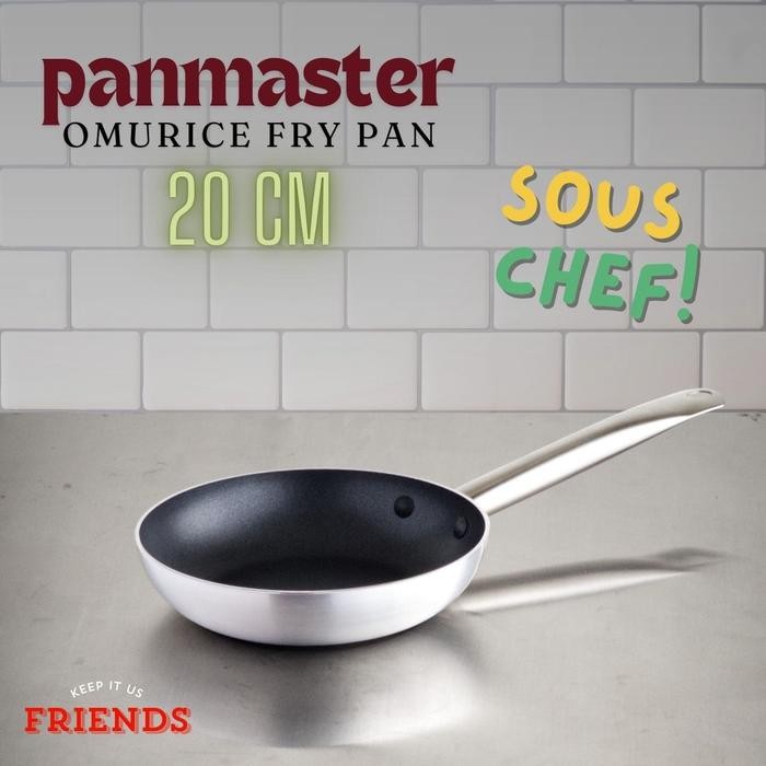 PANMASTER OMURICE FRY PAN OMELETTE PAN ANTI LENGKET ALUMINIUM INDUKSI 20CM