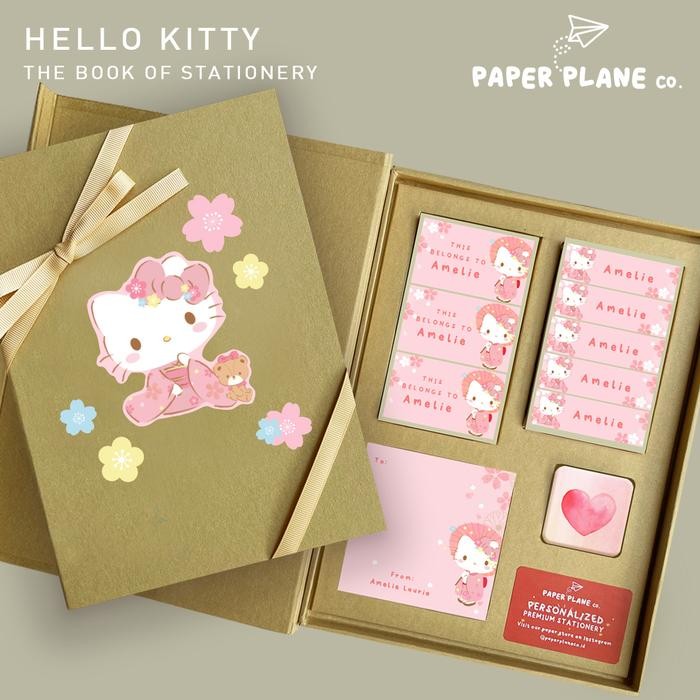 

Product Laris Mini Stationery Sticker Gift Set "Hello Kitty" Hadiah Kado Custom Nama