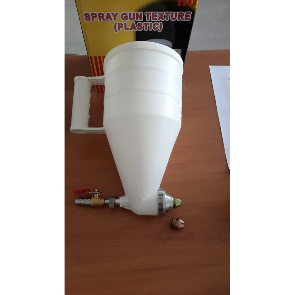 SPRAY GUN SPRAYGUN HOPPER CAT SEMEN TEMBOK TEXTURE UNION TOOLS