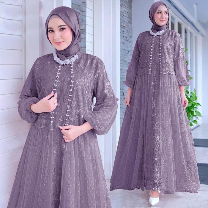 Maxi Efika M-Xxl Gamis Lebaran Gamis Pesta Gamis Kondangan Gamis Busui Gamis Murah