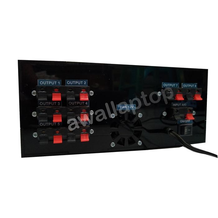Amplifier Wallet 8Ch Usb Timer Dc Otomatis Aki Solar Cell 220V