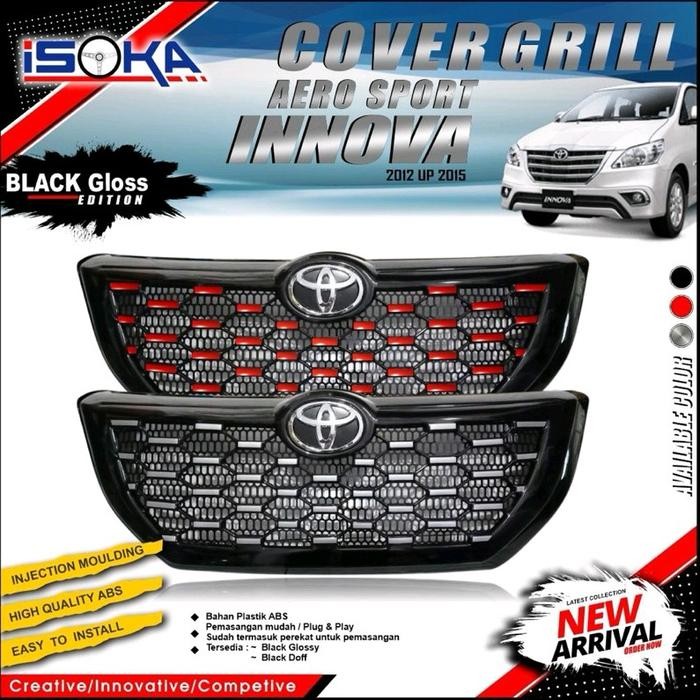 Grill Grand Innova 2012 2013 2014 2015 Aero Sport Style Grill Innova Barong Car Kendaraan