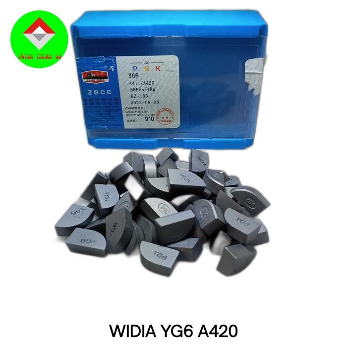 Pahat Widia Yg6 A420 Mata Widia Yg-6 A420 Cemented Carbide Baru