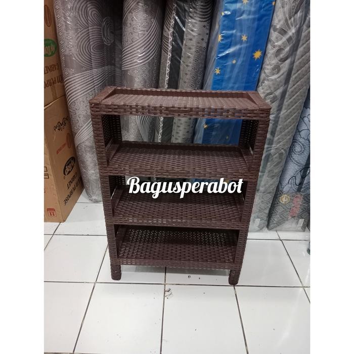 rak sepatu plastik 5 susun