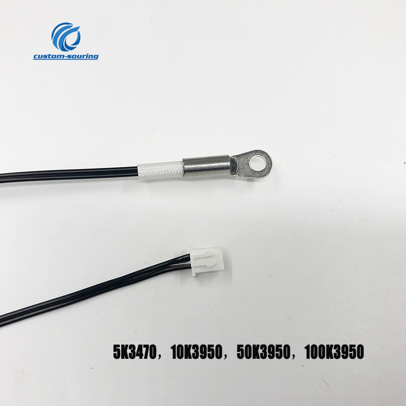 IMPORT 1PC NTC TEMPERATURE SENSOR 5K 10K 50K 100K B3950 3470 NTC 10K NTC SENSOR 1% 0.5M HANG MODEL