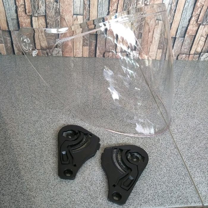 (Ghf) Kaca Helm Mla J5 Mla Carberus Smoke Bening Visor Helm Mla All Varian Visor Helm Mla J5 Dan Mla