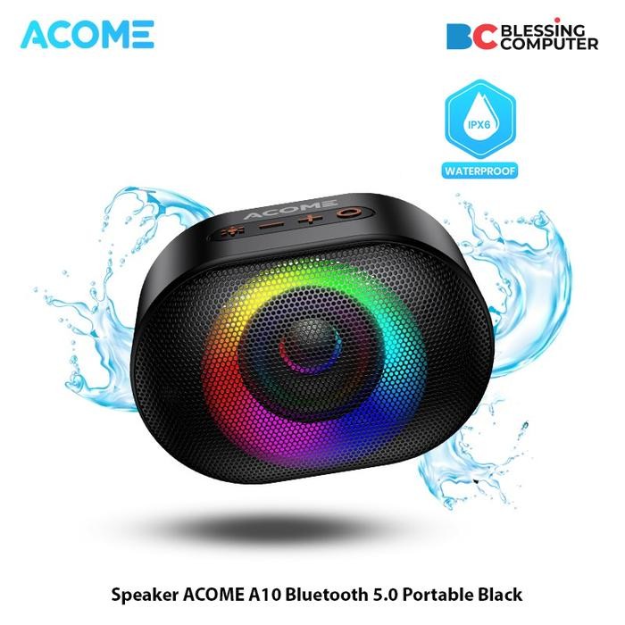 Speaker ACOME A10 Bluetooth 5.0 Portable Black