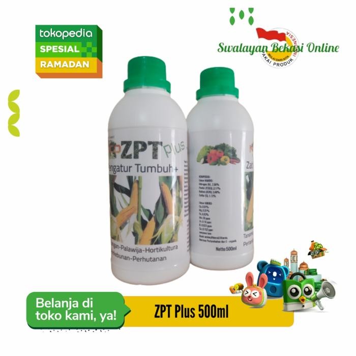 Pupuk ZPT Plus 500ml untuk Tanaman Padi Jagung-ZPT 500ml Kode 332