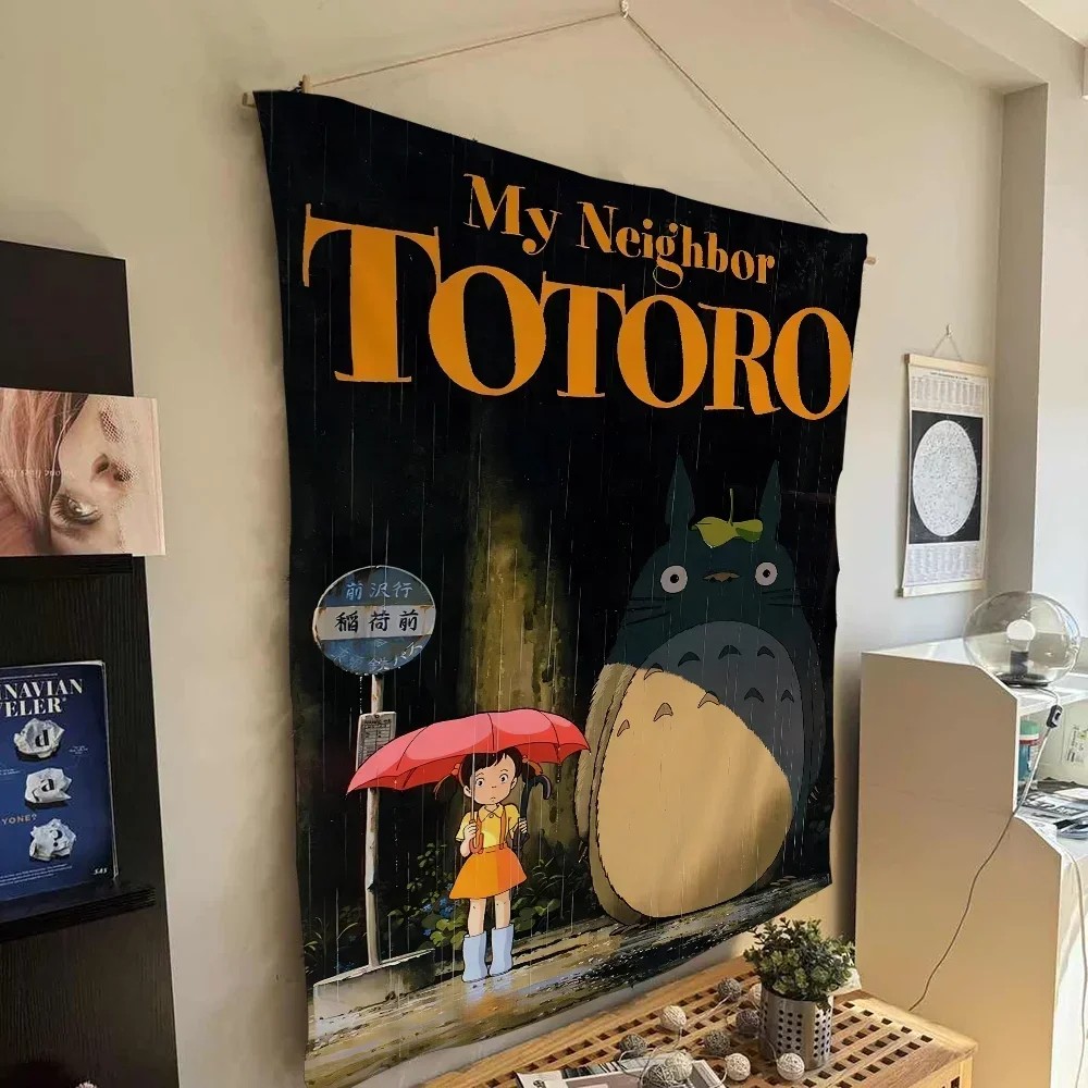 Kawaii T-Totoro Classic Movie Cartoon Tapestry For Living Room Home Dorm Decor Ins Home Decor