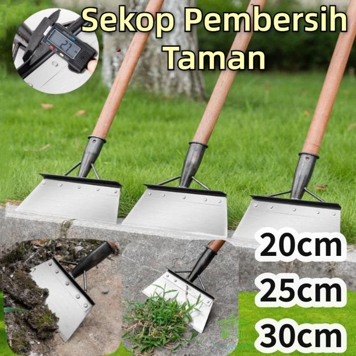 Sekop Tanah Penyiangan Sekop Pembersih Pertanian Sekop Kotoran Sapi Baja Mangan Sekop Tanah