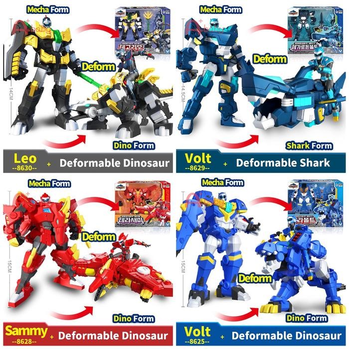 Deformation Robot Mini force Super Dino Sammy Robot Miniforce BARU